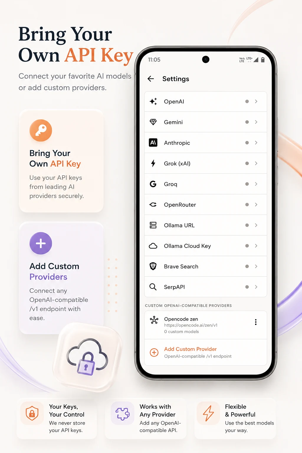 AnyLLM: AI Chat Client screenshot